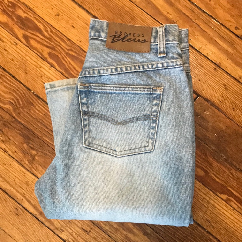 Express Bleus 3/4 bootcut Jeans